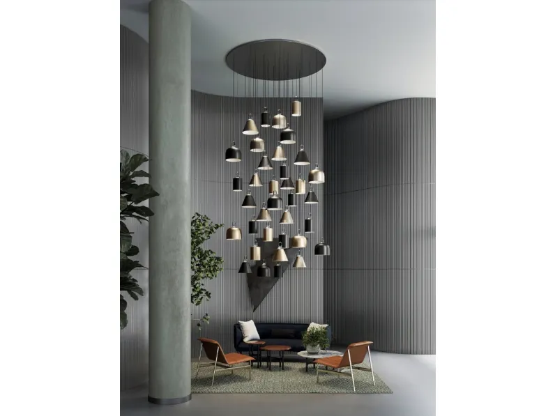 Lampada a sospensione Jim Bell di Lodes