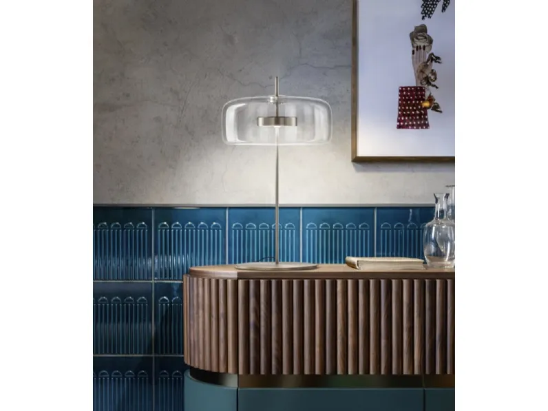 Lampada da tavolo in vetro Jube di Vistosi