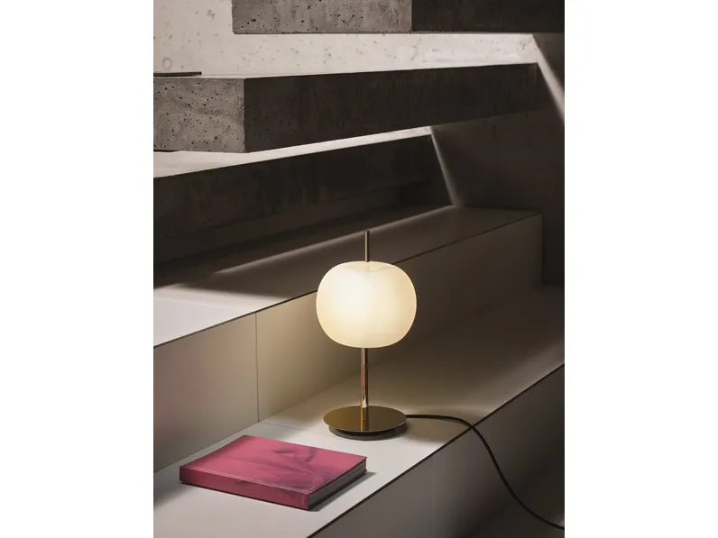 Lampada da tavolo con diffusore in vetro Kushi 10th di Kundalini
