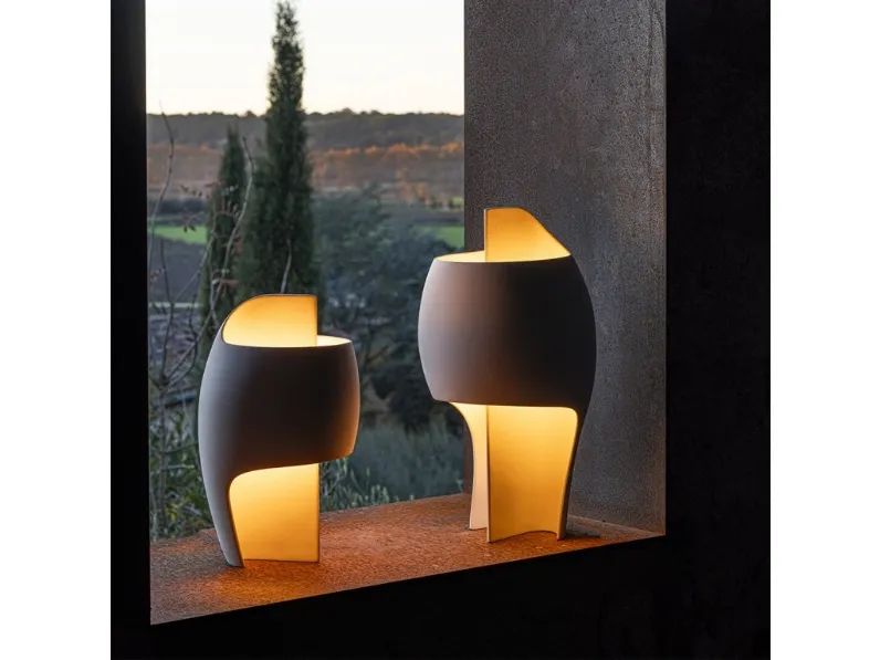 Lampada La Lampe B in gesso e alluminio di Dcw