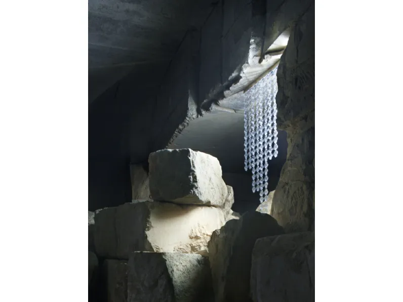 Lampada a sospensione Laminis modulare e decorativa di Fabbian