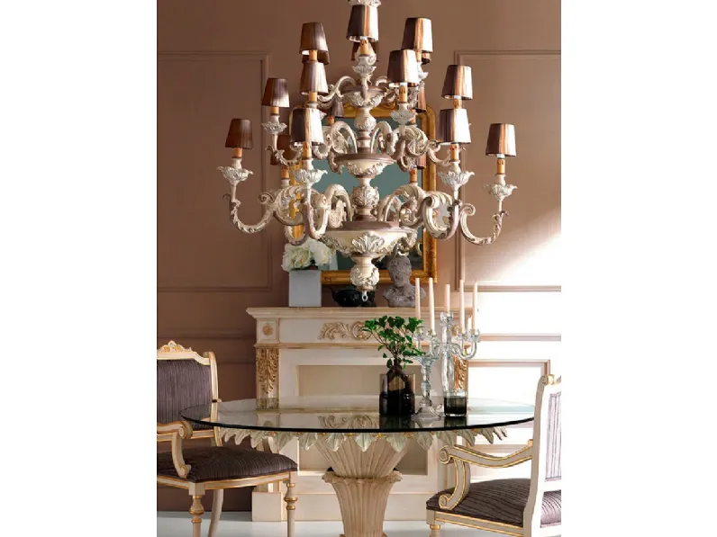 Lampadario 18 luci 539 di Silvano Grifoni