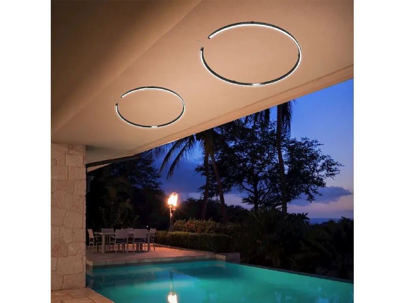 Lampada per esterno circolare Leggera Outdoor di Team Italia