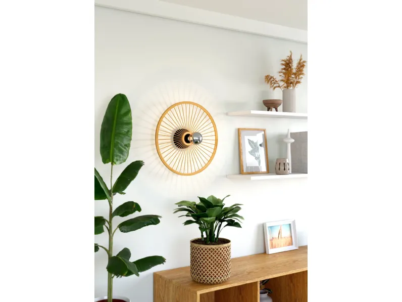 Lampada da parete Leominster in legno di Eglo