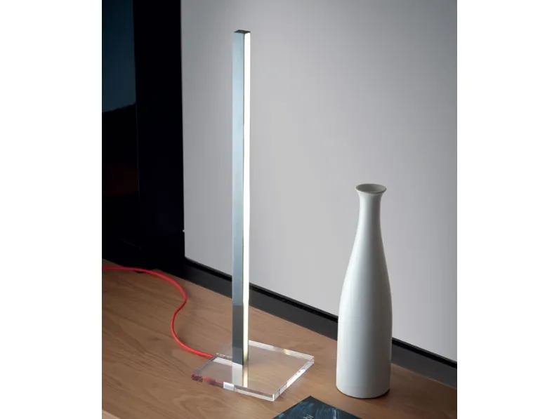 Lampada da tavolo in alluminio e metacrilato Light Stick di Status