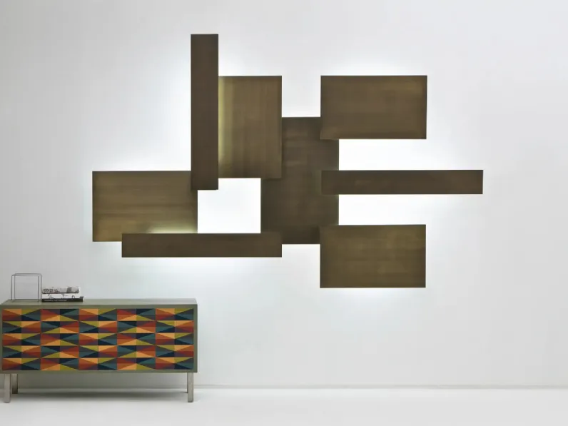 Lampada da parete componibile LightWall di Laura Meroni