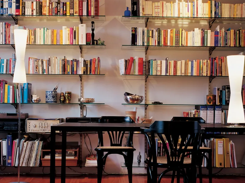 Lampada Lu Lu da tavolo e da terra in vetro di Murano di Oluce