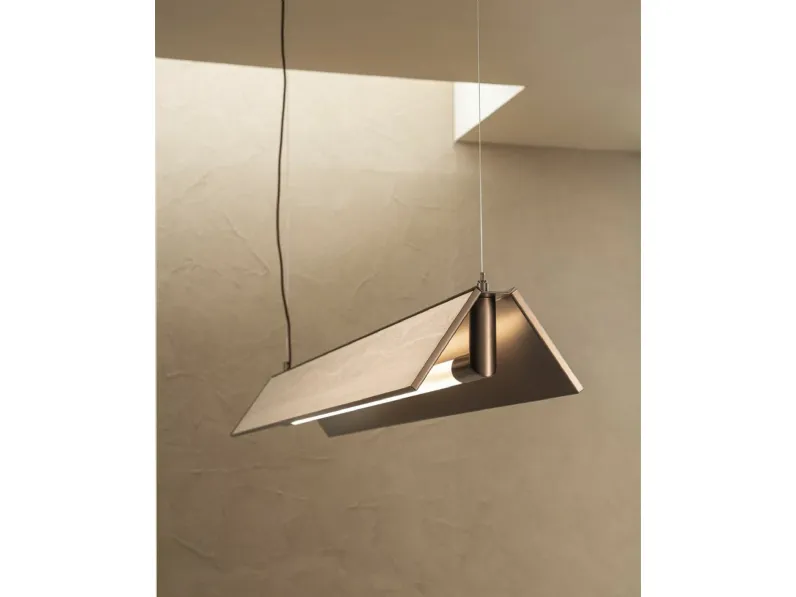 Lampada a sospensione Lucilla S in metallo e ceramica di Riflessi