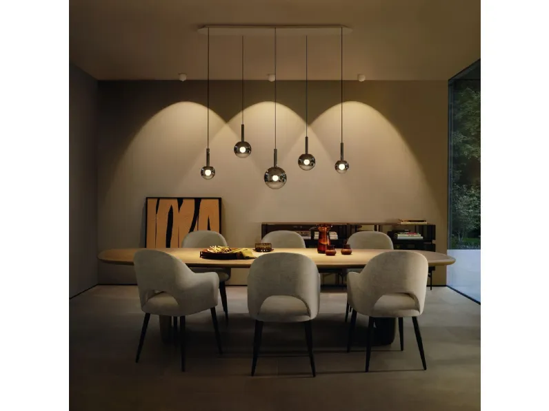 Lampada a sospensione Luna di Occhio