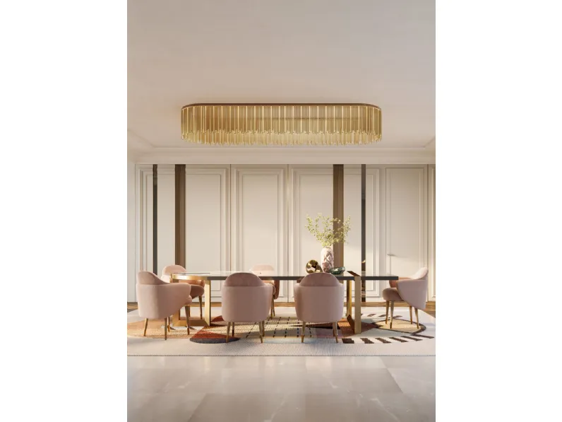 Lampada a soffitto Lustralis di  Masiero
