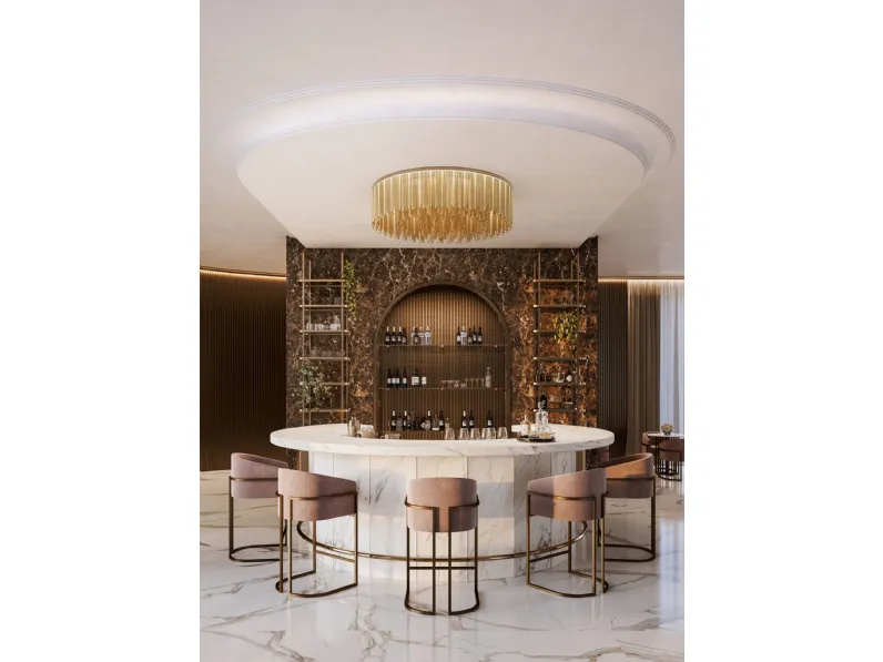 Lampada a soffitto Lustralis di  Masiero