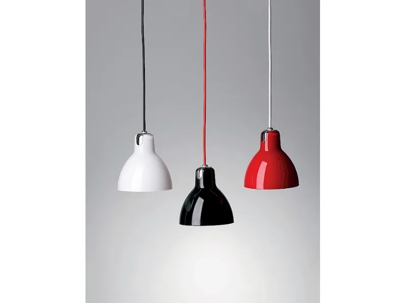 Lampada a sospensione in vetro Luxy di Rotaliana