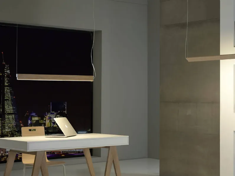 Lampada a sospensione in legno Manolo di OLE!