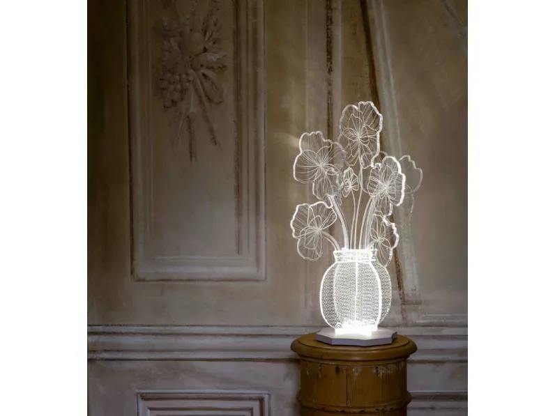 Lampada da tavolo Margot in cristallo acrilico di Vesta