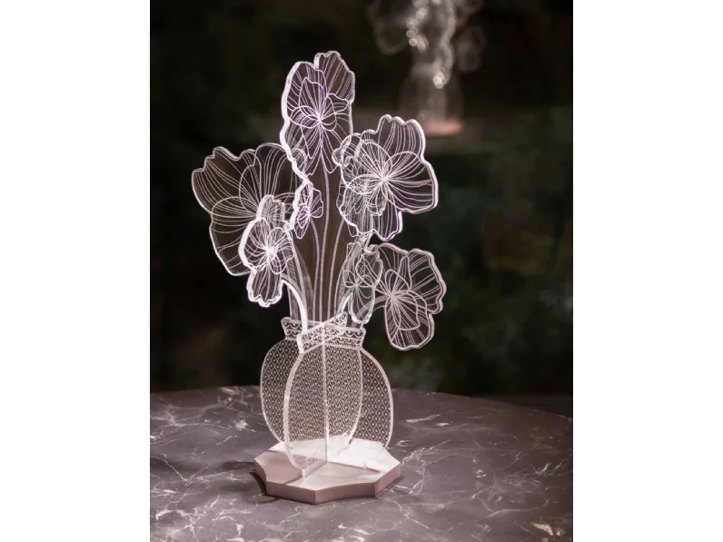 Lampada da tavolo Margot in cristallo acrilico di Vesta