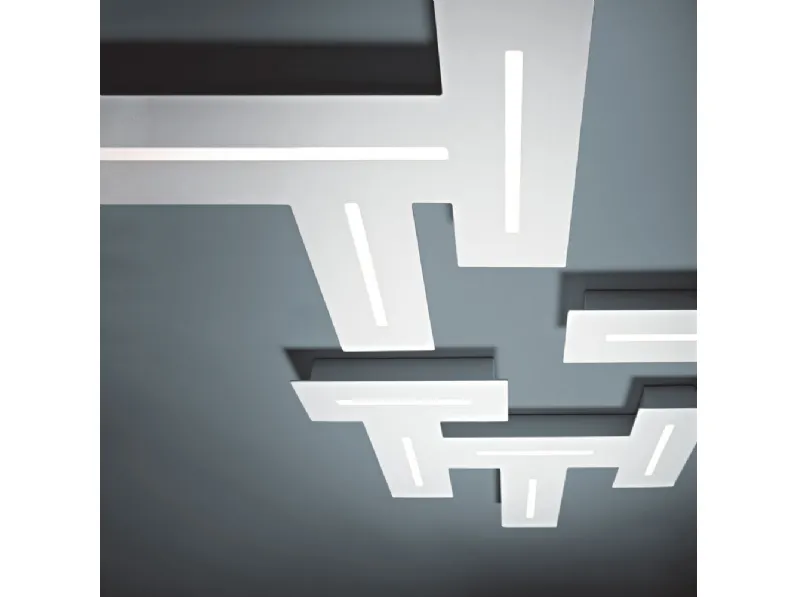 Lampada da parete in metallo e acrilico Maze di Vivida International