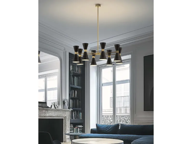 Lampada a sospensione Megafono di Stilnovo