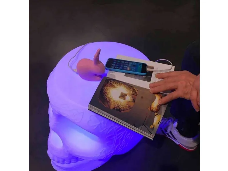 Lampada da terra Mexico Stool di Qeeboo