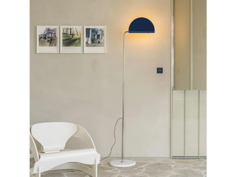 Lampada da terra Mezzaluna di Dcw