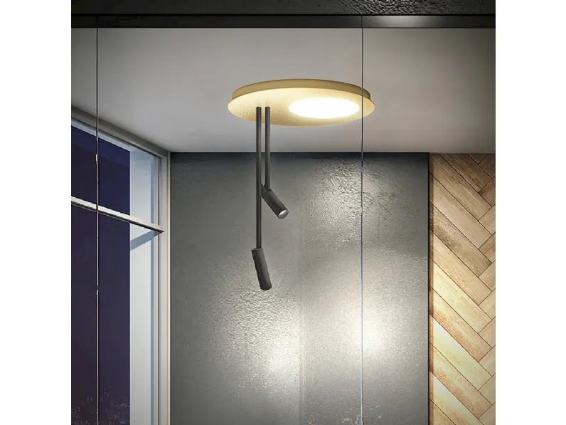 Lampada in metallo con elementi orientabili Micro orientabile di Team Italia