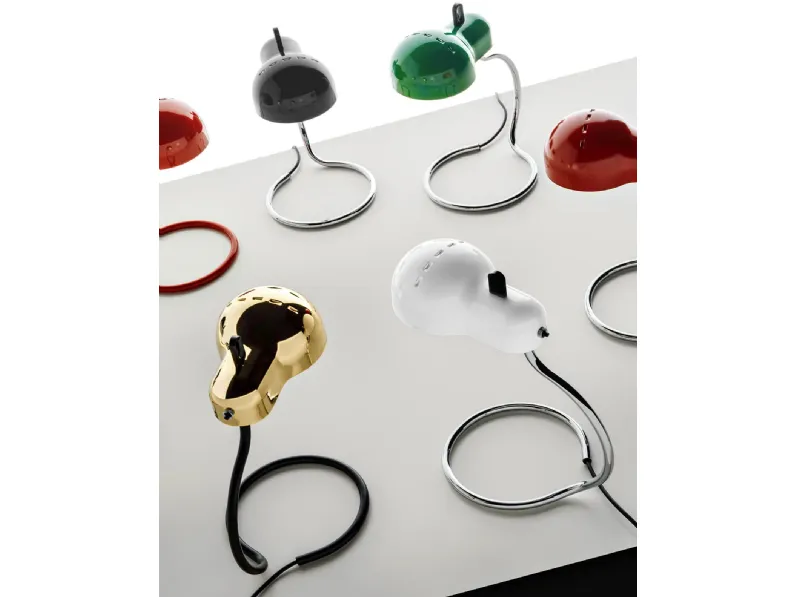 Lampada da tavolo anni '70 Minitopo di Stilnovo