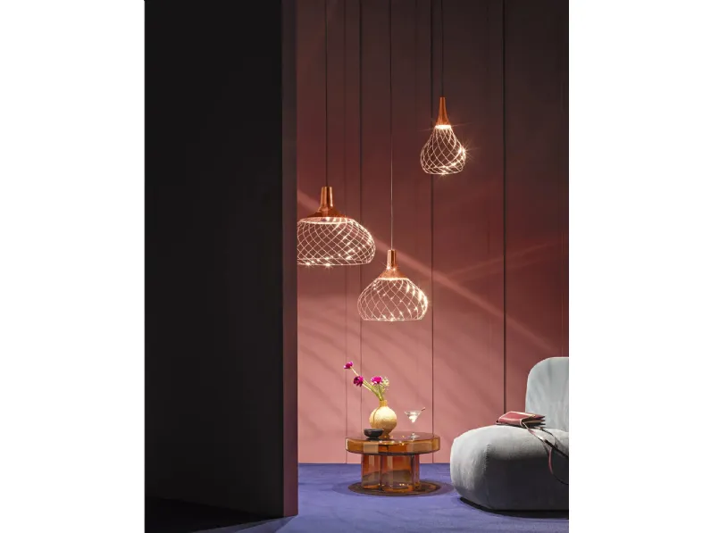 Lampada a sospensione Mongolfier di Stilnovo