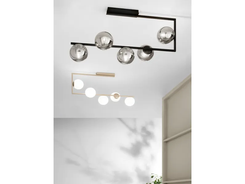 Lampada a soffitto Monile di Ondaluce