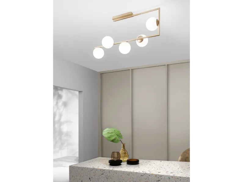 Lampada a soffitto Monile di Ondaluce