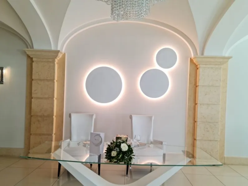 Lampada da parete in MDF Moonlight di Egoluce