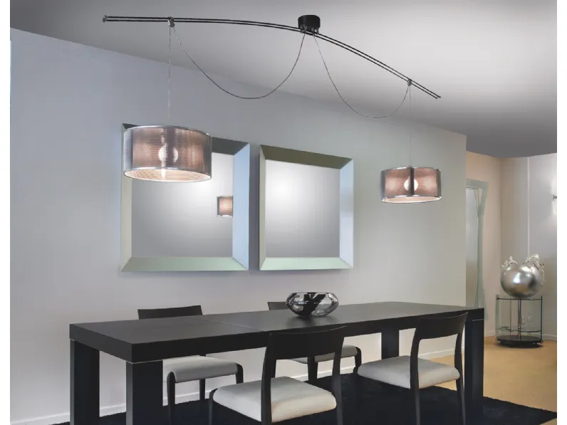 Lampada a sospensione Moove Doppia di Lumina