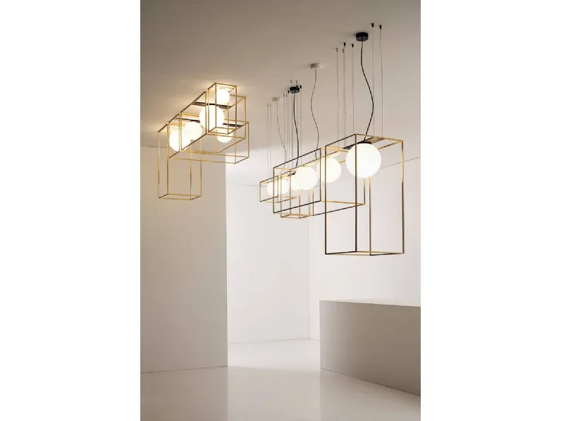 Lampada a sospensione e a soffitto Multiplo di Vesoi