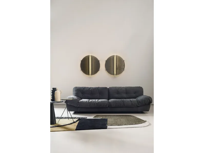 Lampada da parete circolare in ottone brunito Nanda di Baxter