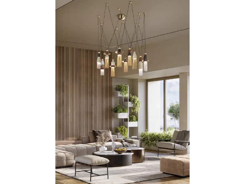 Lampada a sospensione Nappe di Masiero