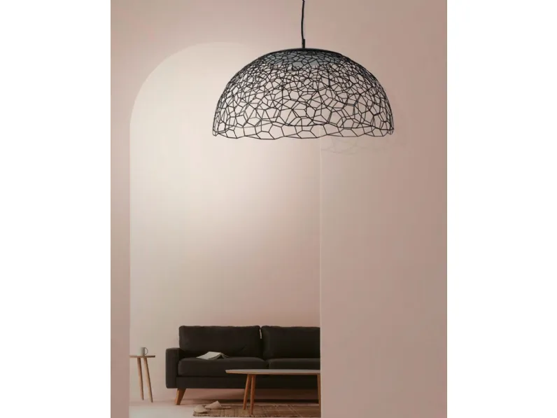 Lampada a sospensione in metallo Nassa di Cattaneo