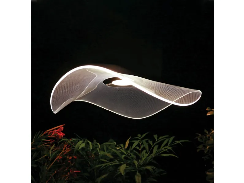 Lampada a sospensione in alluminio e acrilico Nebula di Vivida International