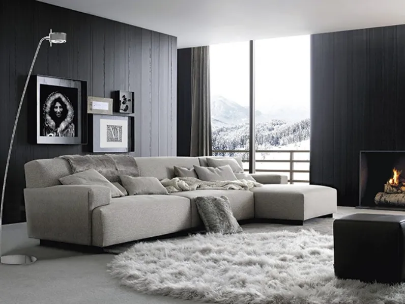 Lampada da terra mezzacurva componibile in metallo Newcomponi di Cini&Nils