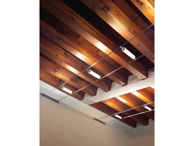 Lampada a sospensione in alluminio e vetro borosilicato Newtensogradi di Cini&Nils