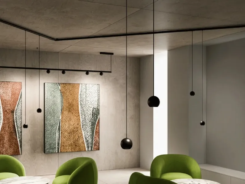 Lampada Node System a sospensione di Linea Light