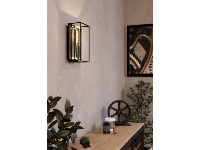 Lampada Nohales Applique in acciaio di Eglo