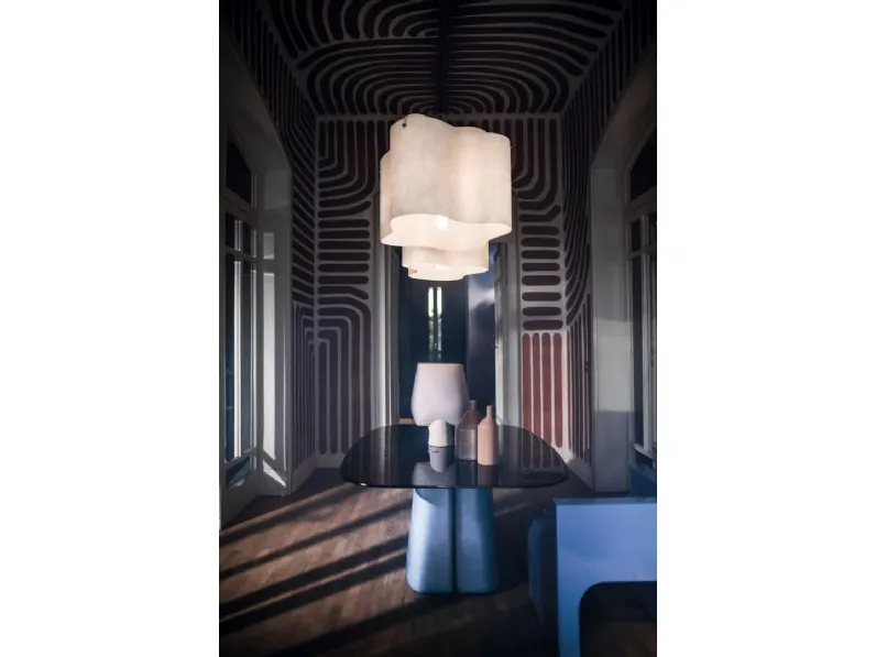 Lampada a sospensione in vetroresina Nuvola di Baxter