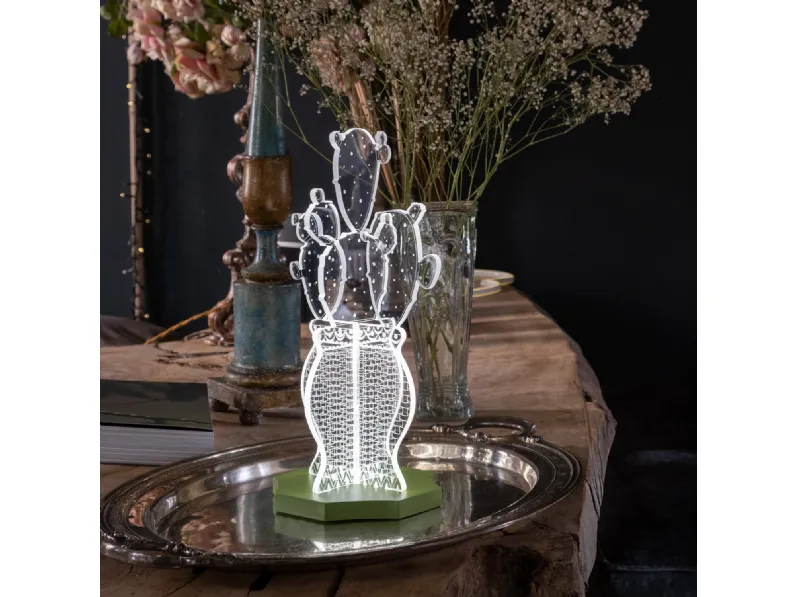 Lampada da tavolo Ostuni in cristallo acrilico di Vesta