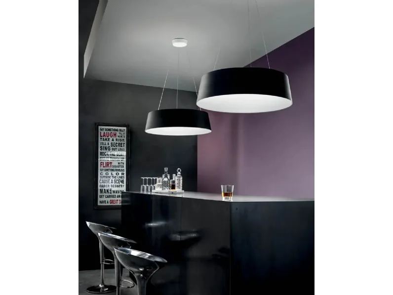 Lampada Oxygen a sospensione di Stilnovo