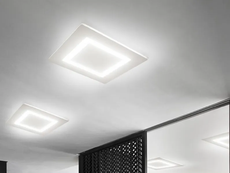 Lampada a soffitto Flat di Panzeri