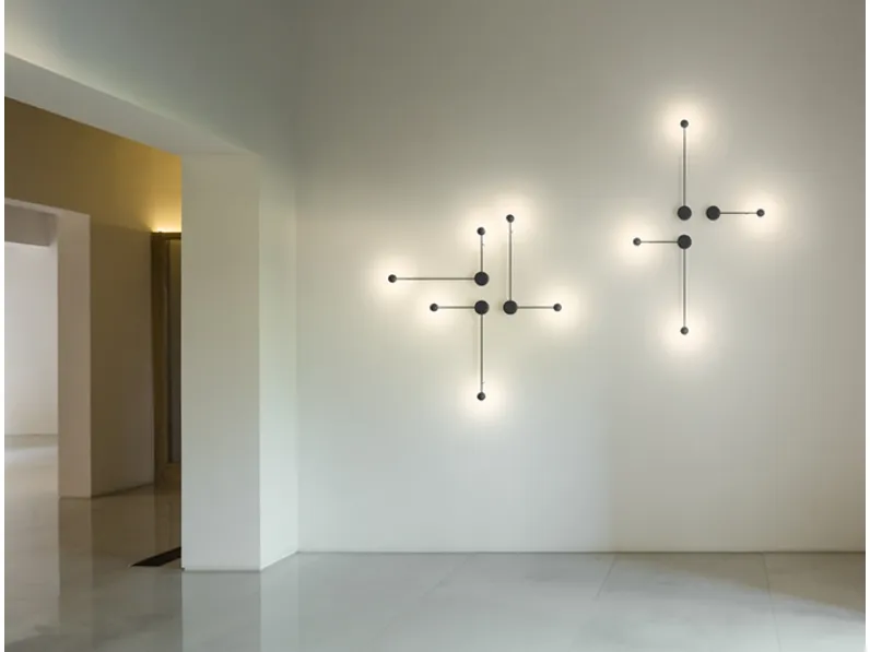 Lampada da parete Pin di Vibia