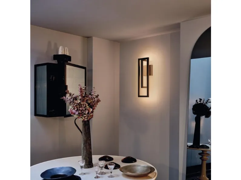 Lampada da parete in ottone e acciaio Borely di Dcw