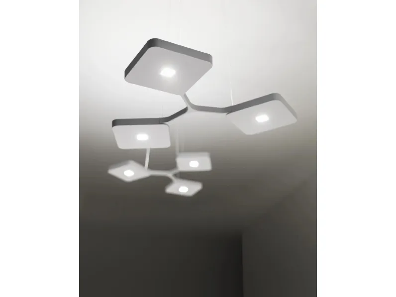 Lampada a sospensione Quad di Stilnovo