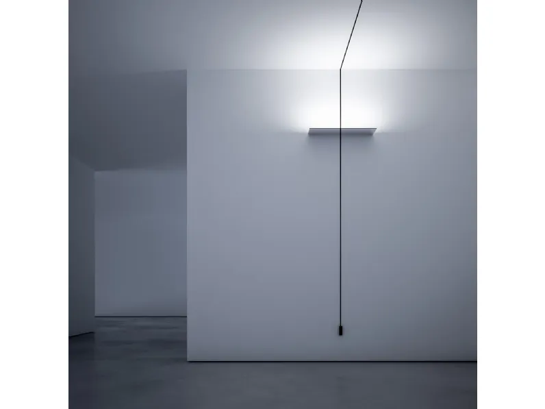 Lampada da parete in metallo e specchio Reflex di Davide Groppi