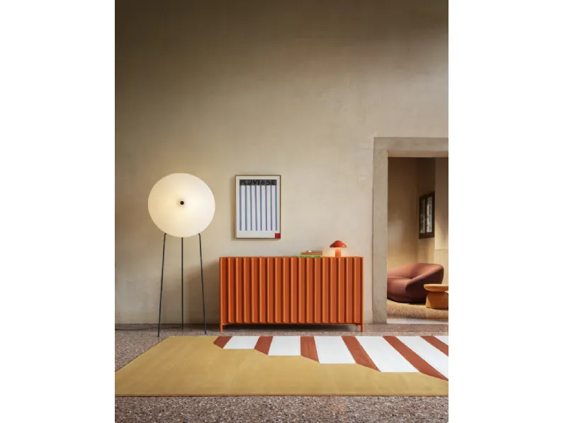 Lampada Rificolona Floor in polietilene riciclato di Miniforms