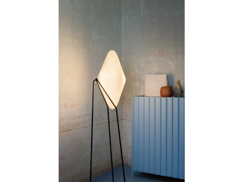 Lampada Rificolona Floor in polietilene riciclato di Miniforms