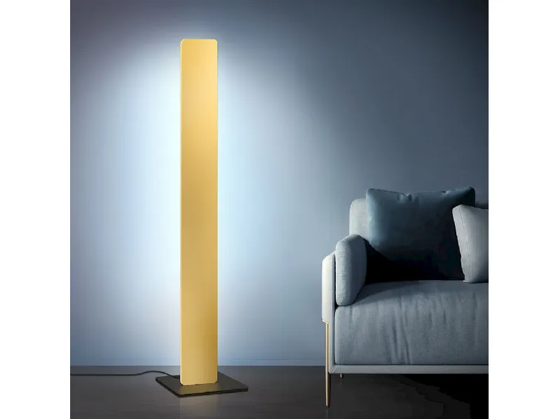 Lampada da terra Riflessa laterale in alluminio verniciato di Team Italia